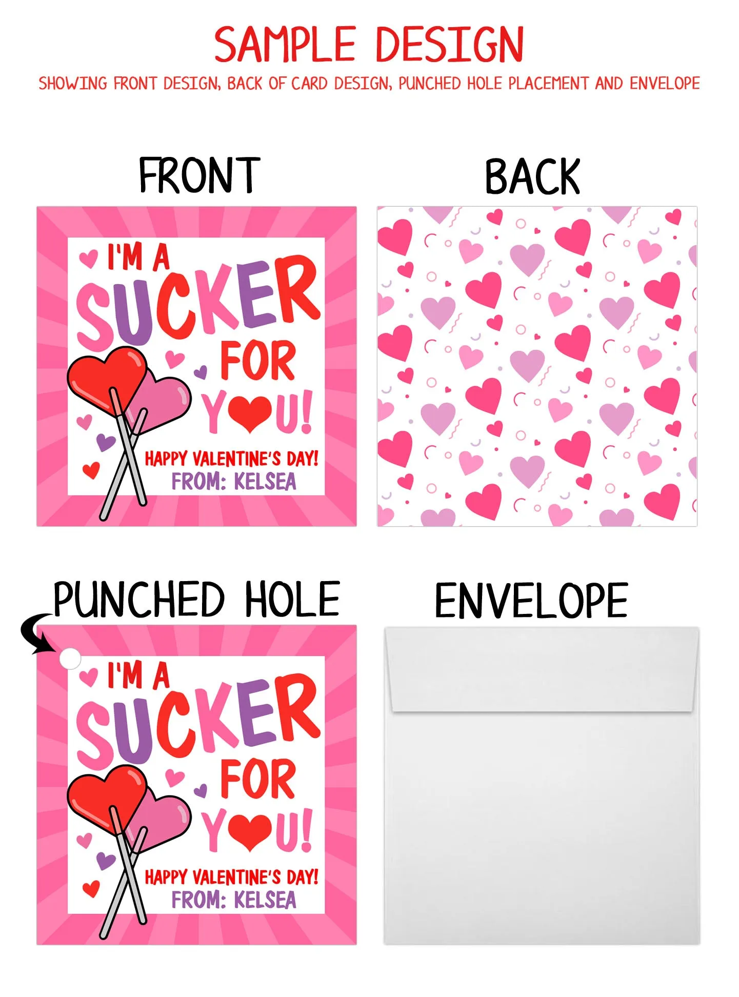 Personalized Vodka Valentine's Day Tags, Valentine Cards