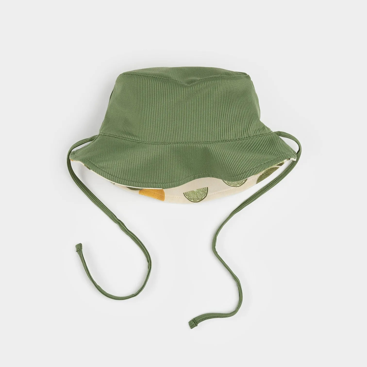 Petit Lem Citrus Print Reversible Sun Hat