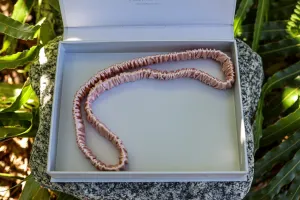 Pink Silk Headband