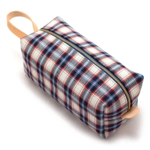 Plaid Dopp Kit - Toiletry bag