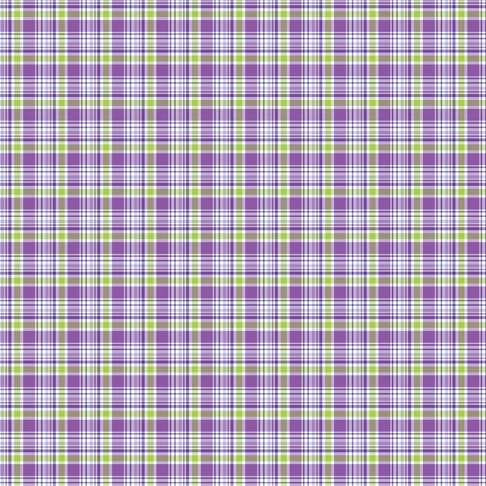 Plaid Pattern Adhesive Vinyl Sheet 3