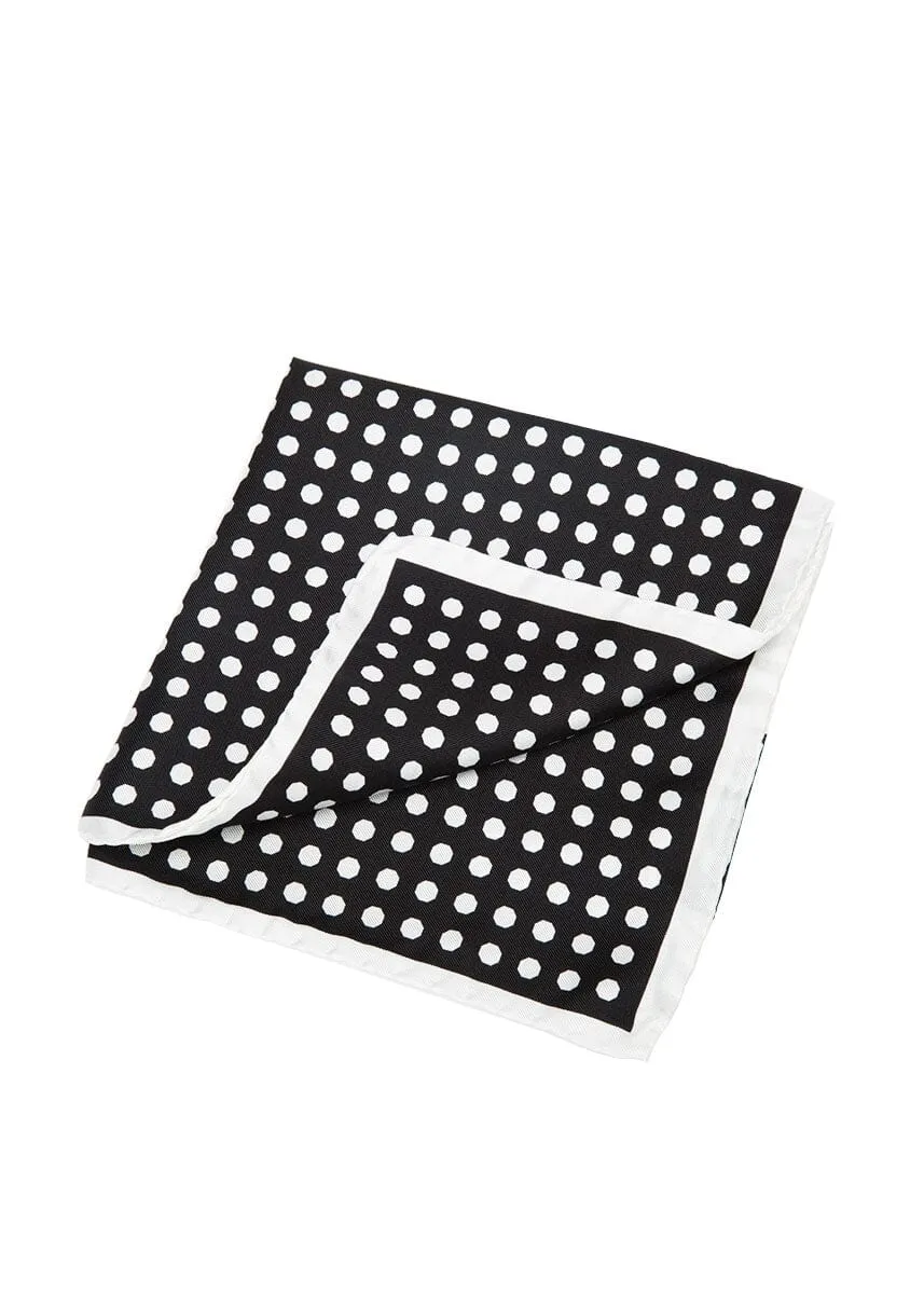 POLKA DOT POCKET SQUARE