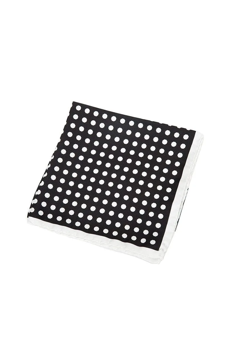 POLKA DOT POCKET SQUARE