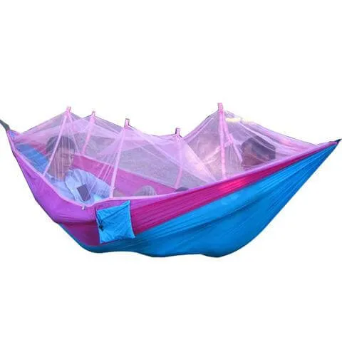 Portable 2 Person Camping Hammock Swing With Mosquito Net