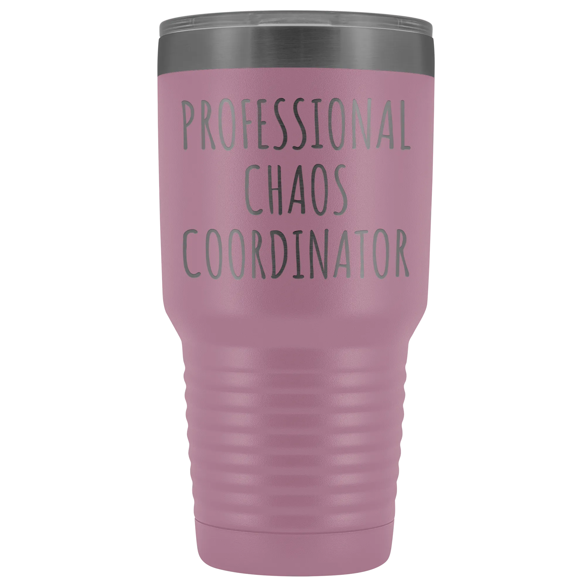 Professional Chaos Coordinator Tumbler Administrative Assistant Double Wall Vacuum Insulated Hot Cold Metal Travel Coffee Cup 30oz BPA Free