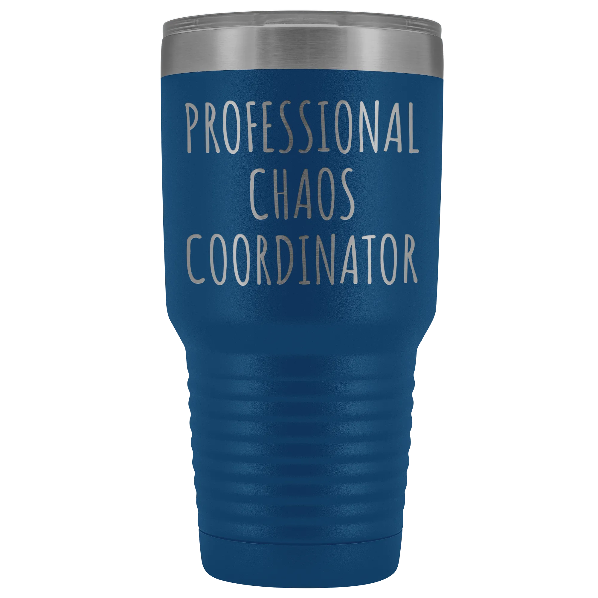 Professional Chaos Coordinator Tumbler Administrative Assistant Double Wall Vacuum Insulated Hot Cold Metal Travel Coffee Cup 30oz BPA Free