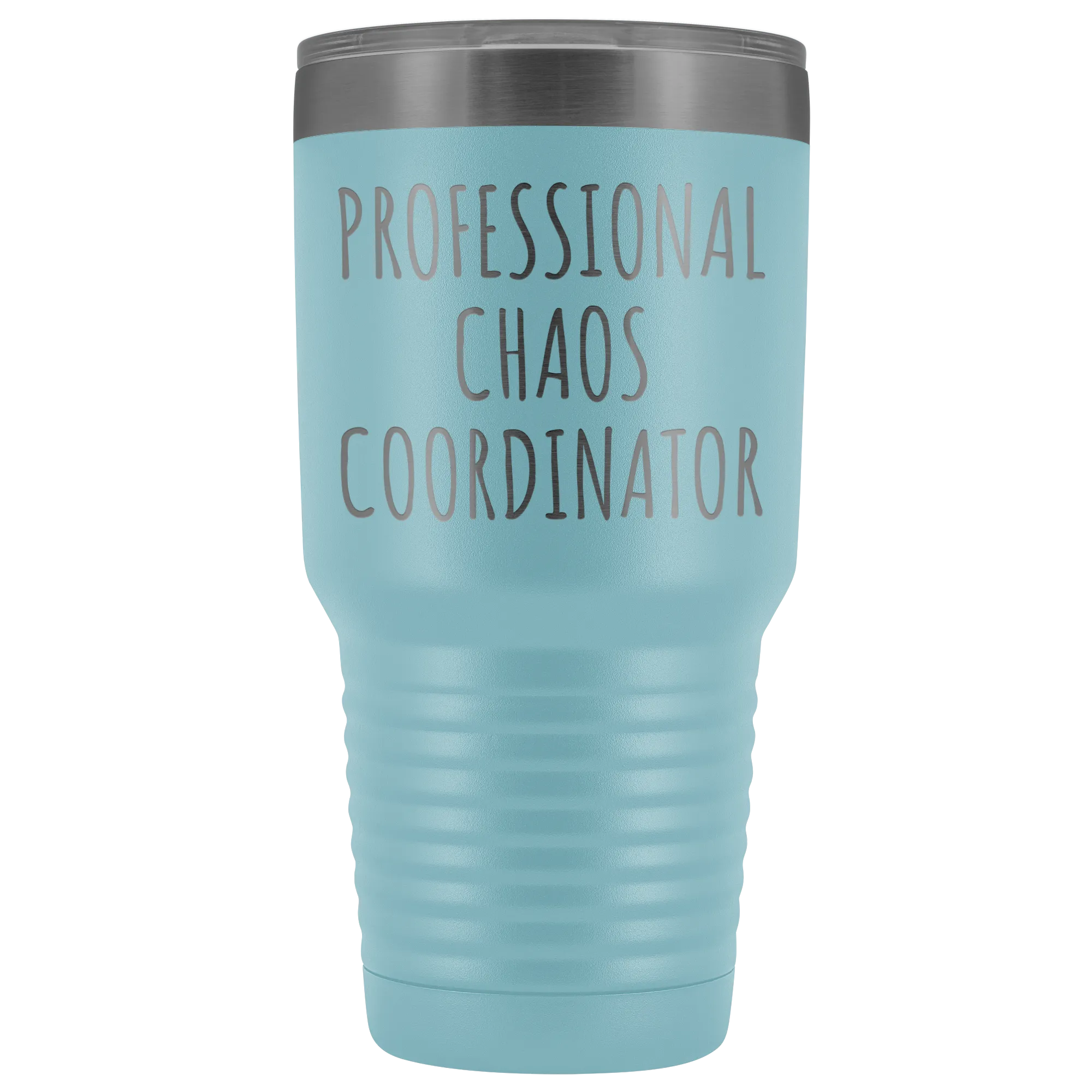 Professional Chaos Coordinator Tumbler Administrative Assistant Double Wall Vacuum Insulated Hot Cold Metal Travel Coffee Cup 30oz BPA Free