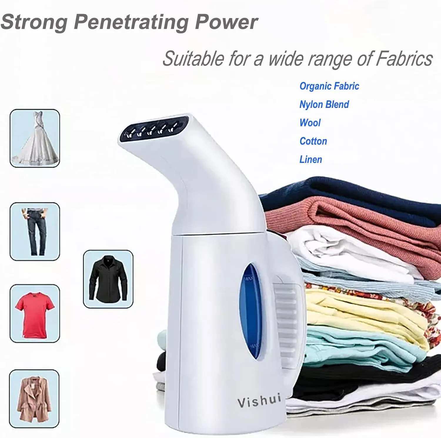 Professional Handheld Steamer for Clothes Portable Clothing Garment Steamer