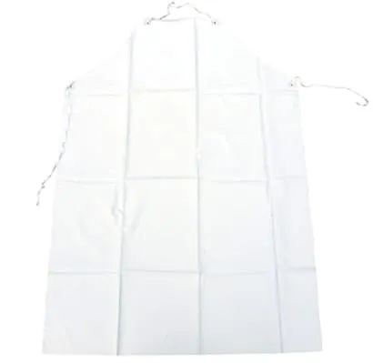 Pvc Heavyweight Work Apron White 48"X36" (Pack Of 10) - Pahww48