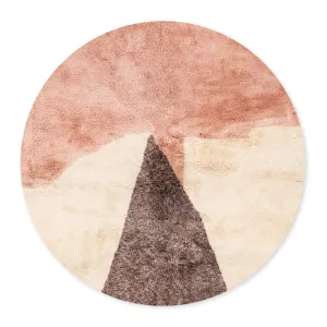 Radiant Reverie Round - Luxury Shag Moroccan Rug