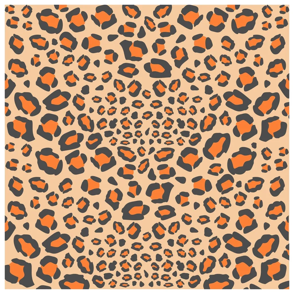 Rainbow Leopards Patterns Heat Transfer Vinyl Sheet