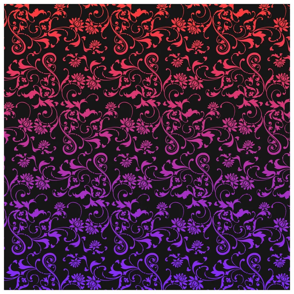 Red and Purple Dark Ombre Adhesive Adhesive Vinyl Sheet