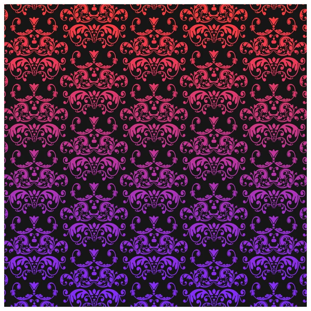 Red and Purple Dark Ombre Adhesive Adhesive Vinyl Sheet