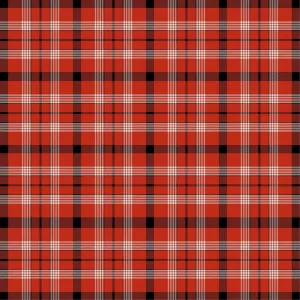 Red Plaid Adhesive Vinyl Sheet