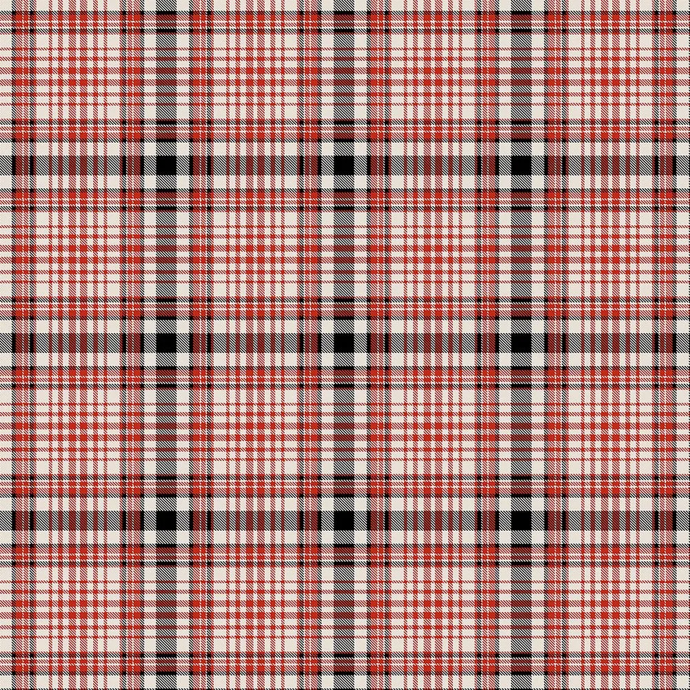 Red Plaid Adhesive Vinyl Sheet