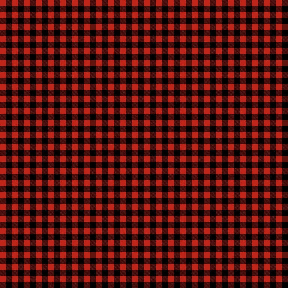 Red Plaid Heat Transfer Vinyl Sheet