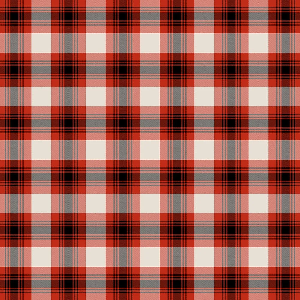 Red Plaid Heat Transfer Vinyl Sheet