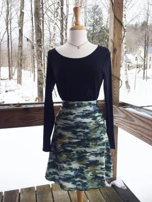Reign Vermont Adventure Skirt in Camo