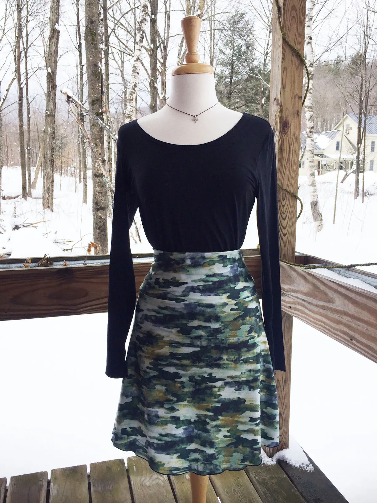 Reign Vermont Adventure Skirt in Camo