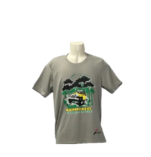 RFC-M GREY ROUND NECK MICROFIBER T-SHIRT