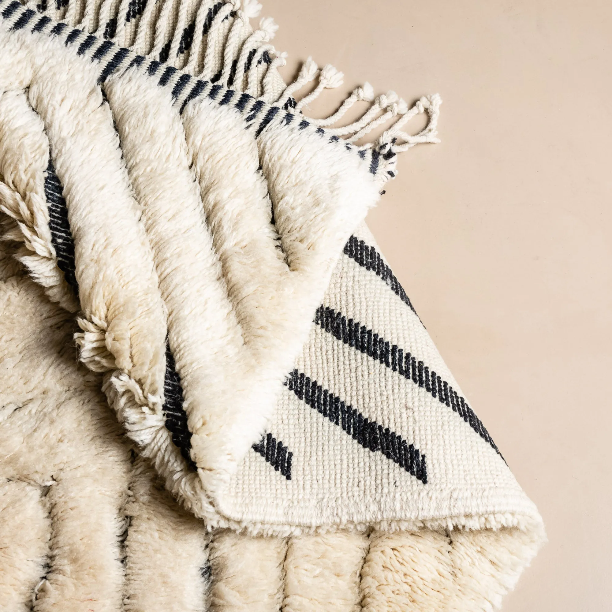 Ripples - Luxury Shag Moroccan Rug