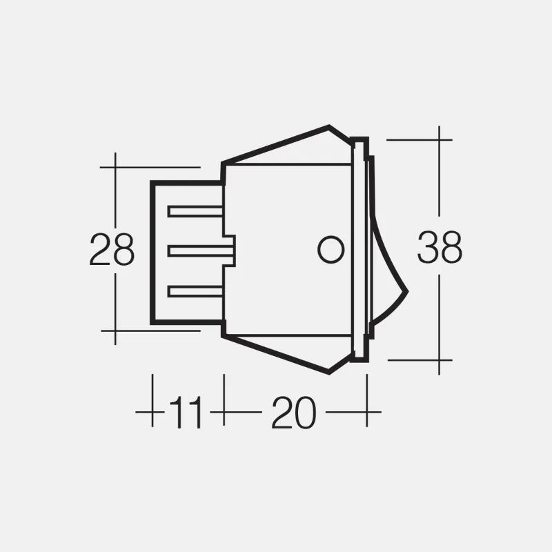 Rocker Switches LED (34.5mmx 20mm)