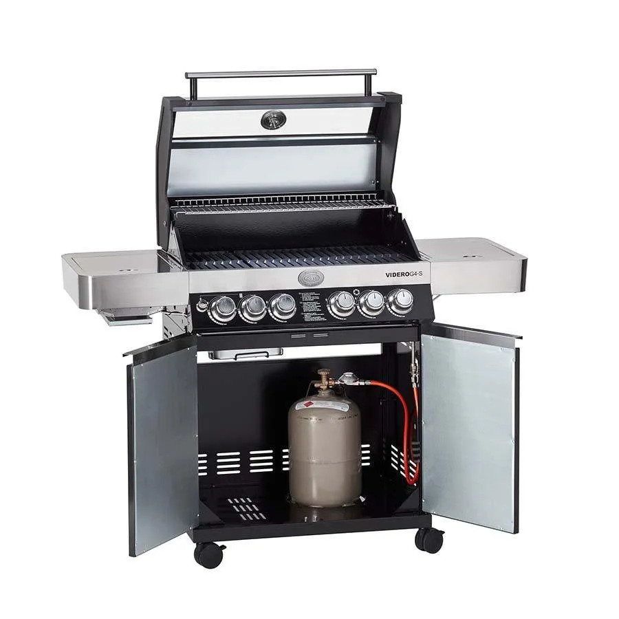 Roesle Gas Braai BBQ-Station Videro G4-S Black 30mbar