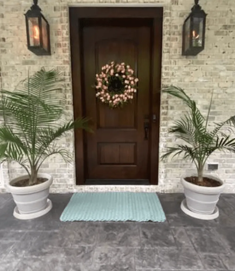 Rope Doormat - Bluestone Solid