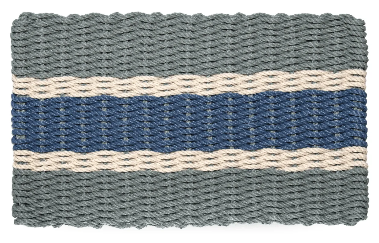 Rope Doormat - Chatham Coastal Stripe