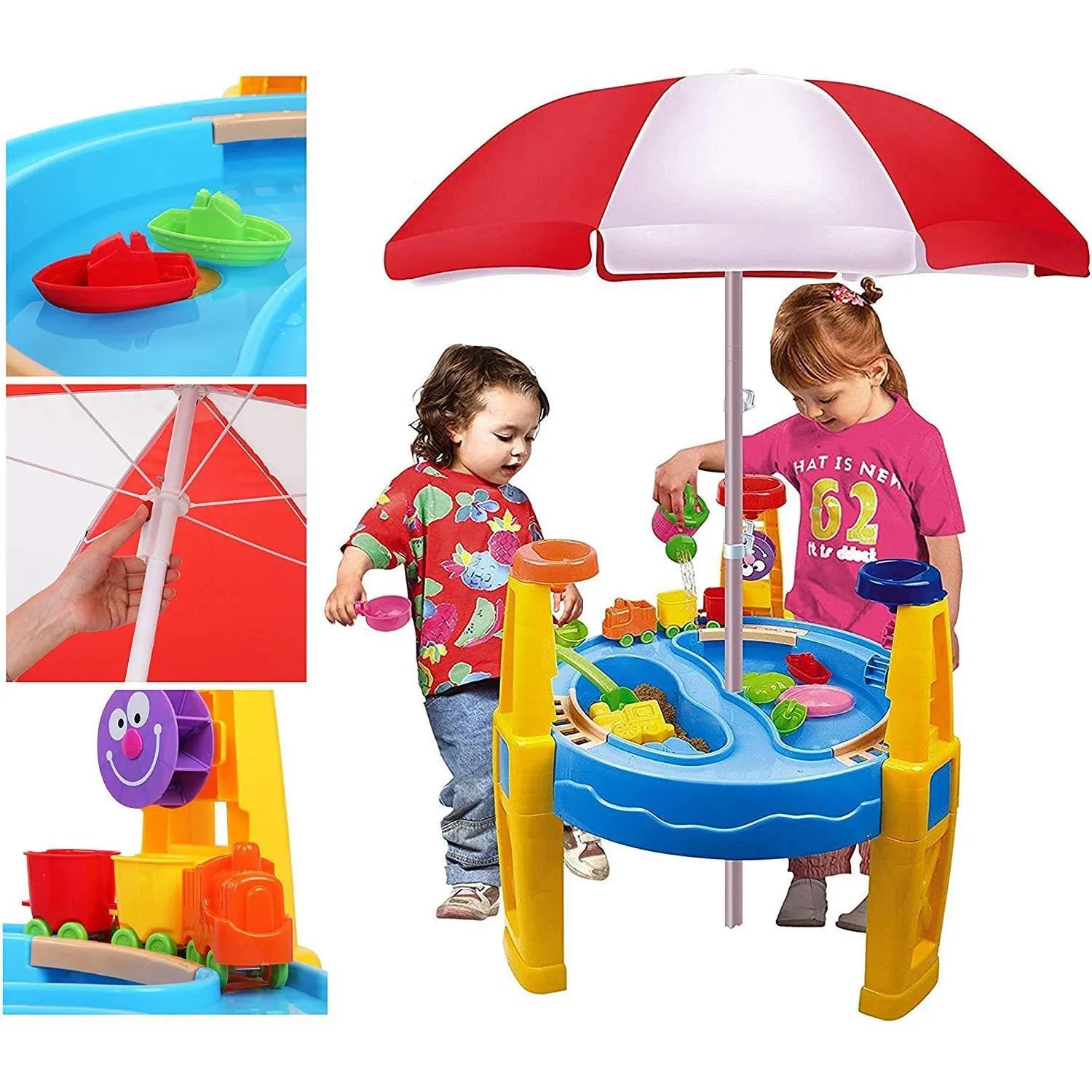 Sand and Water Table with Parasol