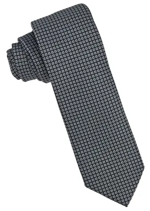 Save The Ocean Diamond Neat Weave Sustainable Tie