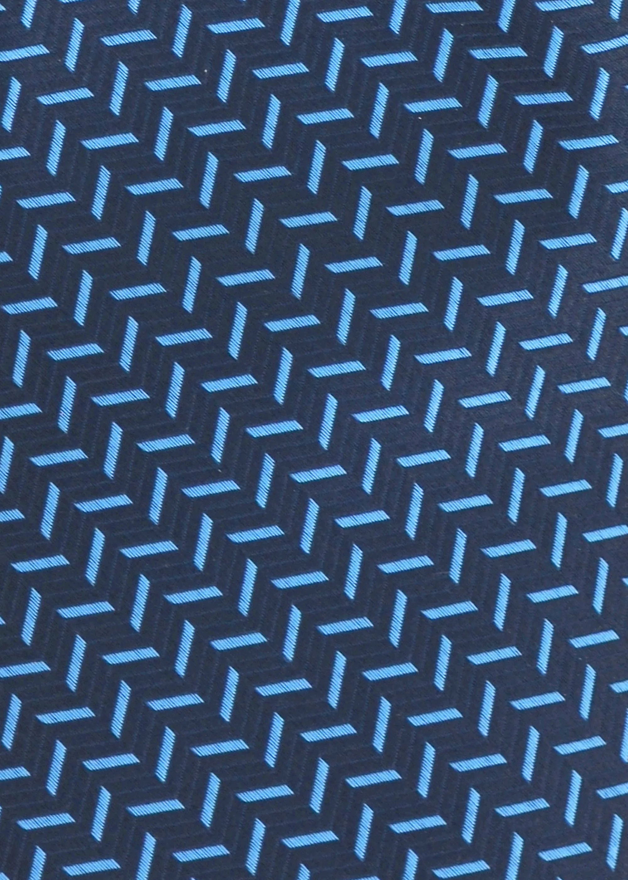 Save The Ocean Herringbone Basket Weave Sustainable Tie