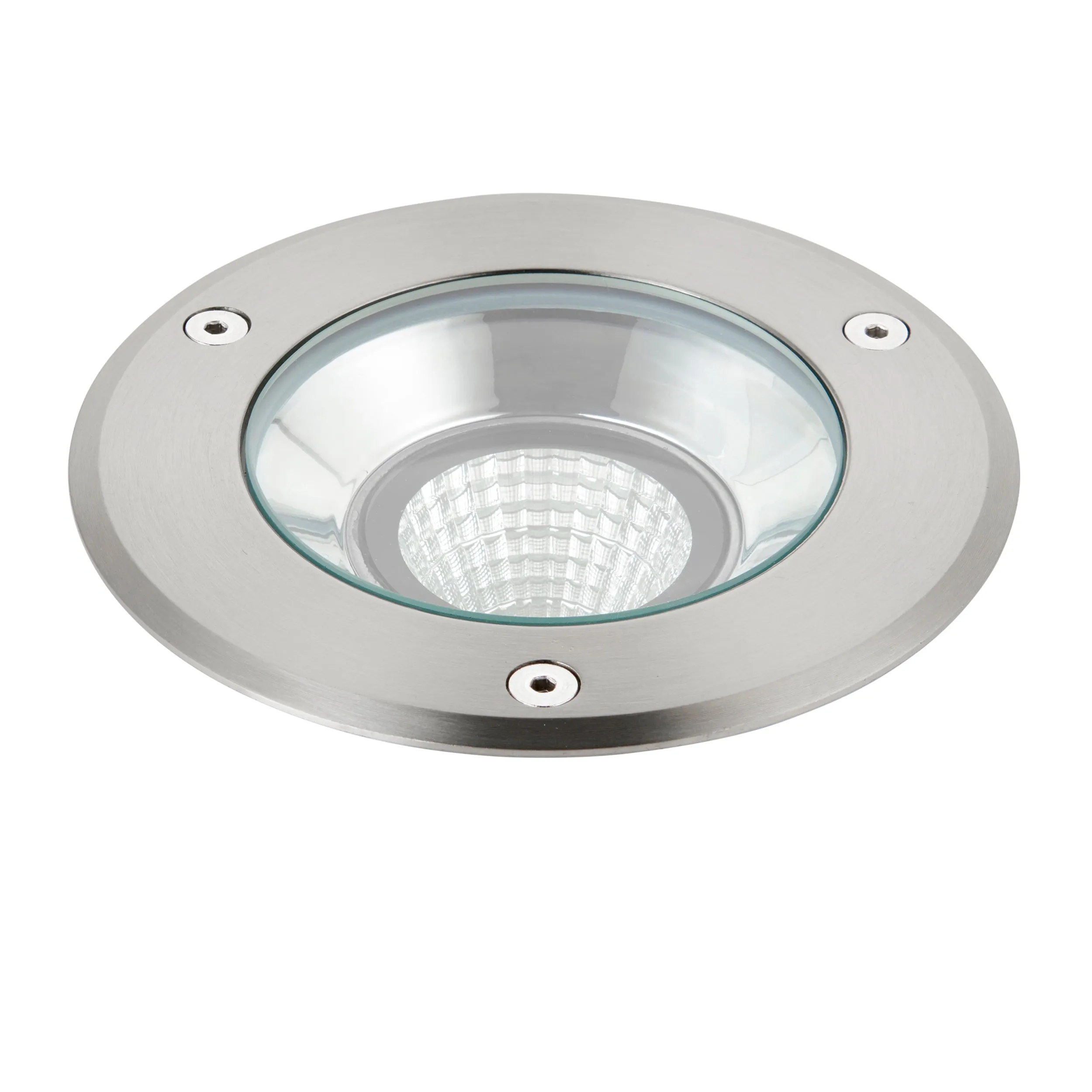 Saxby 90963 Hoxton IP67 13W Brushed stainless steel & clear glass 13W LED module (COB) Cool White