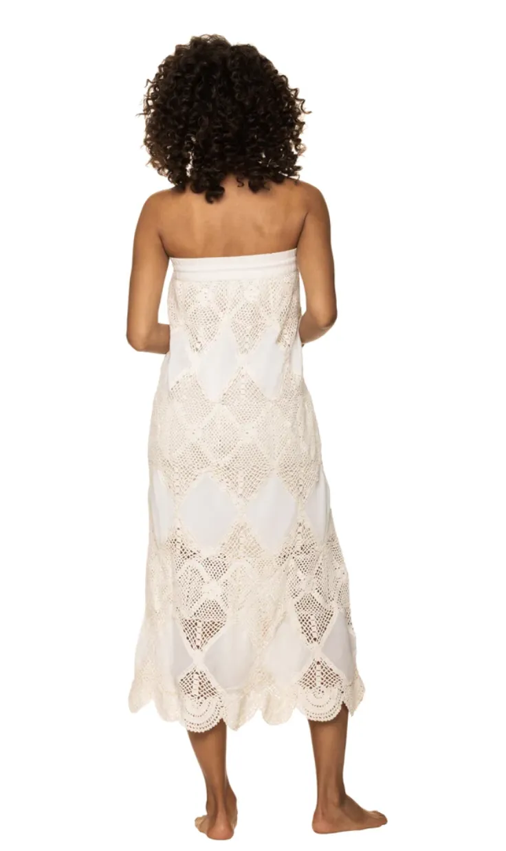 Scallop Crochet Maxi Skirt
