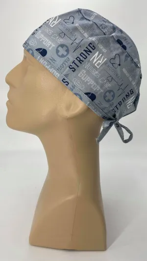 Scrub Cap Medical Surgeon Head Cover Surgical Hat Nurse Nursing Operating Room, RN LPN