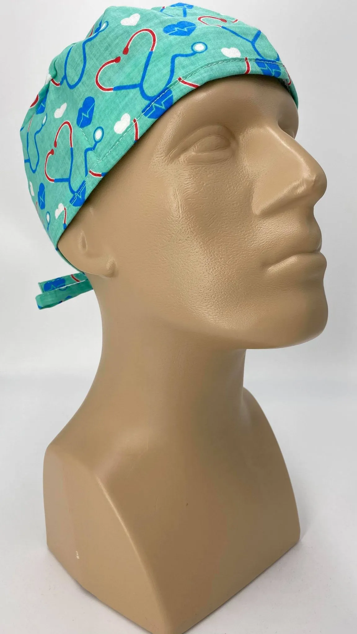 Scrub Cap Medical Surgeon Head Cover Surgical Hat Nurse Nursing Operating Room, Teal