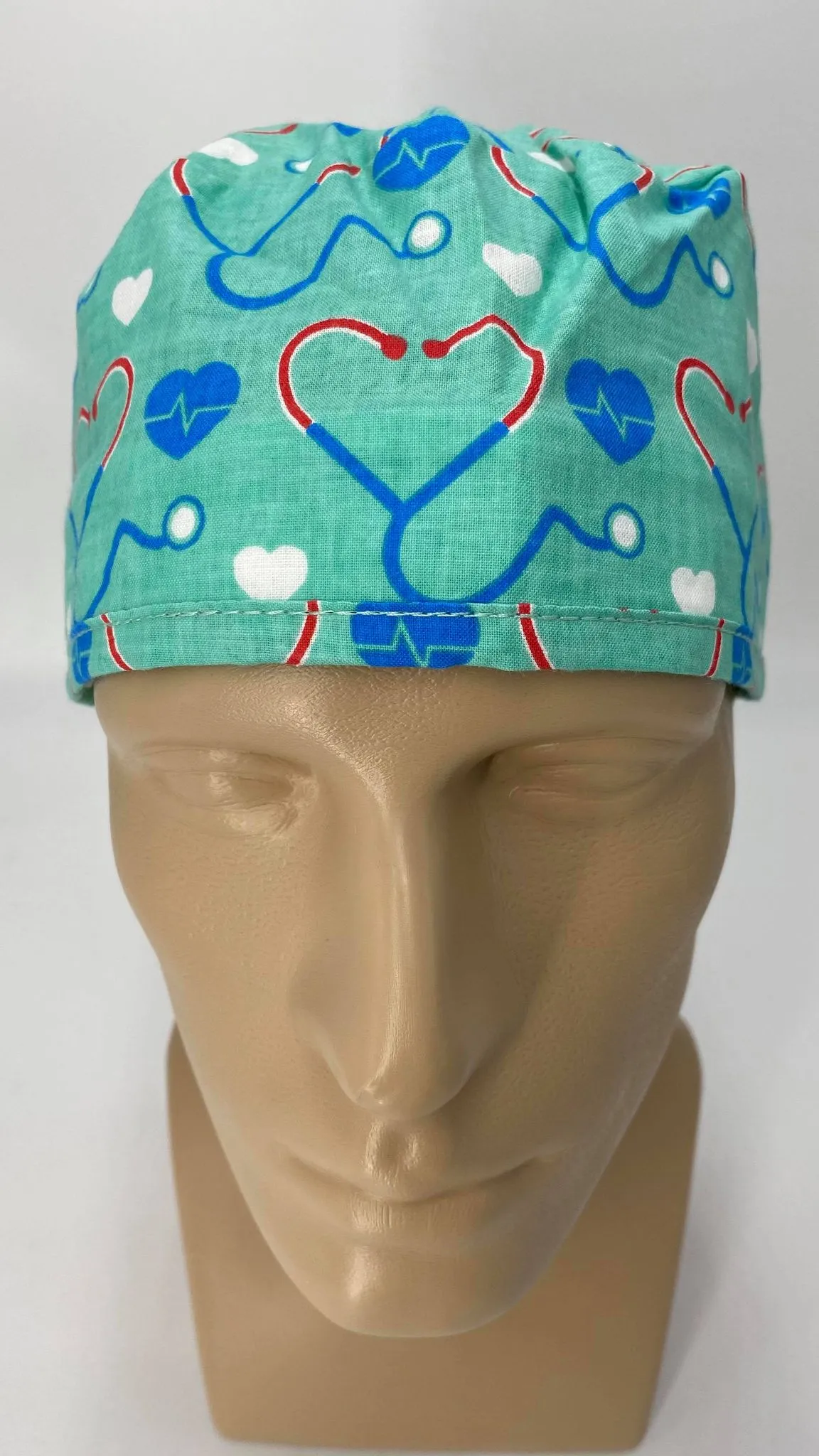 Scrub Cap Medical Surgeon Head Cover Surgical Hat Nurse Nursing Operating Room, Teal