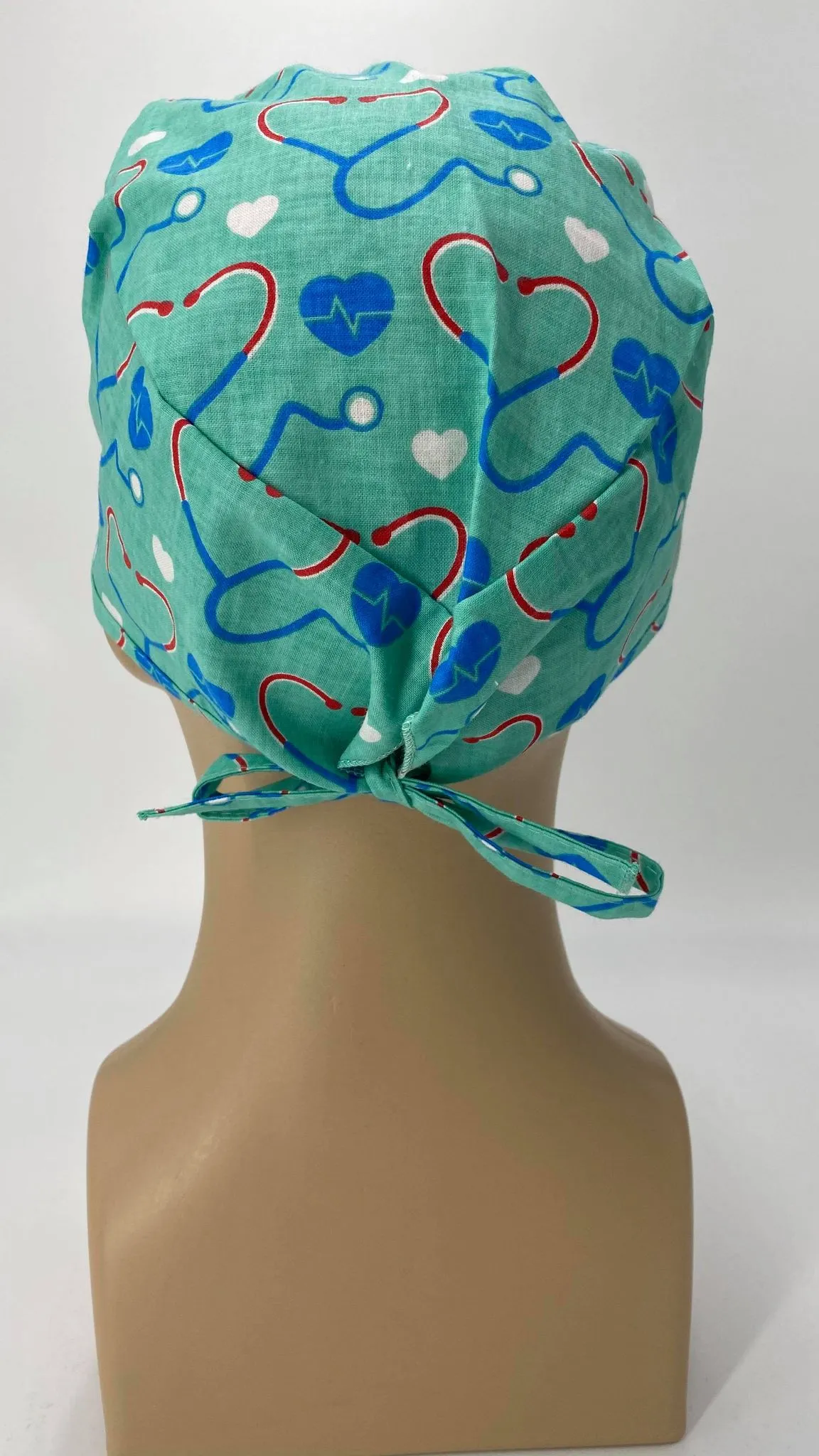 Scrub Cap Medical Surgeon Head Cover Surgical Hat Nurse Nursing Operating Room, Teal
