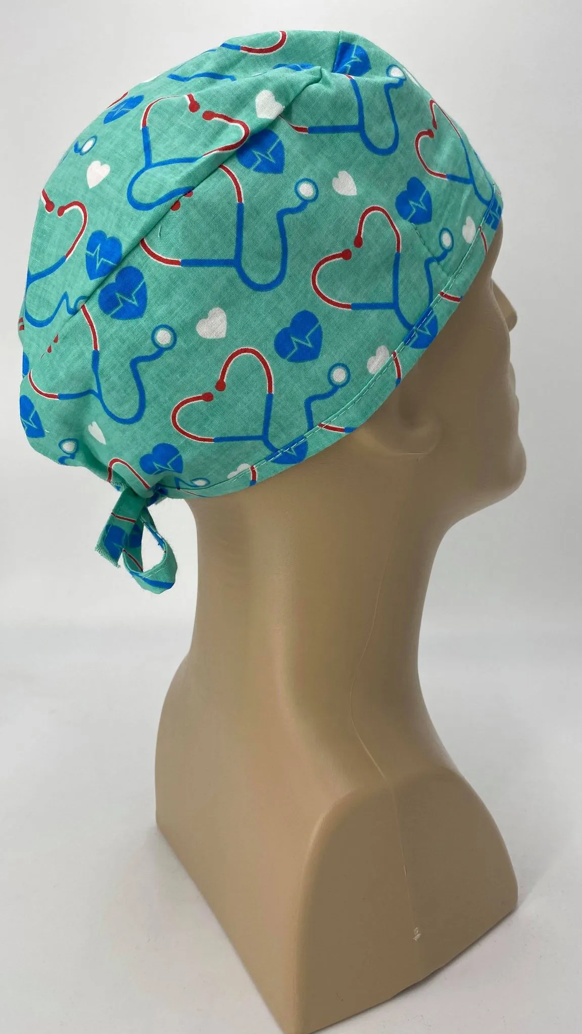 Scrub Cap Medical Surgeon Head Cover Surgical Hat Nurse Nursing Operating Room, Teal