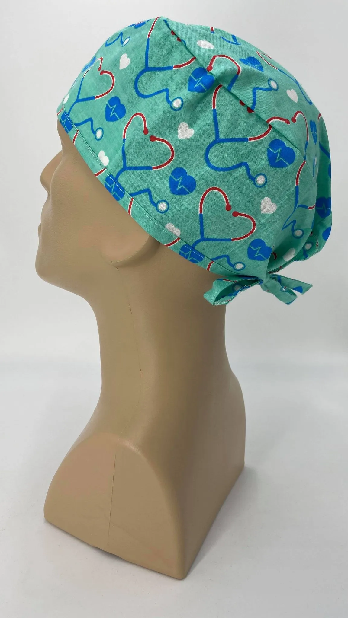 Scrub Cap Medical Surgeon Head Cover Surgical Hat Nurse Nursing Operating Room, Teal