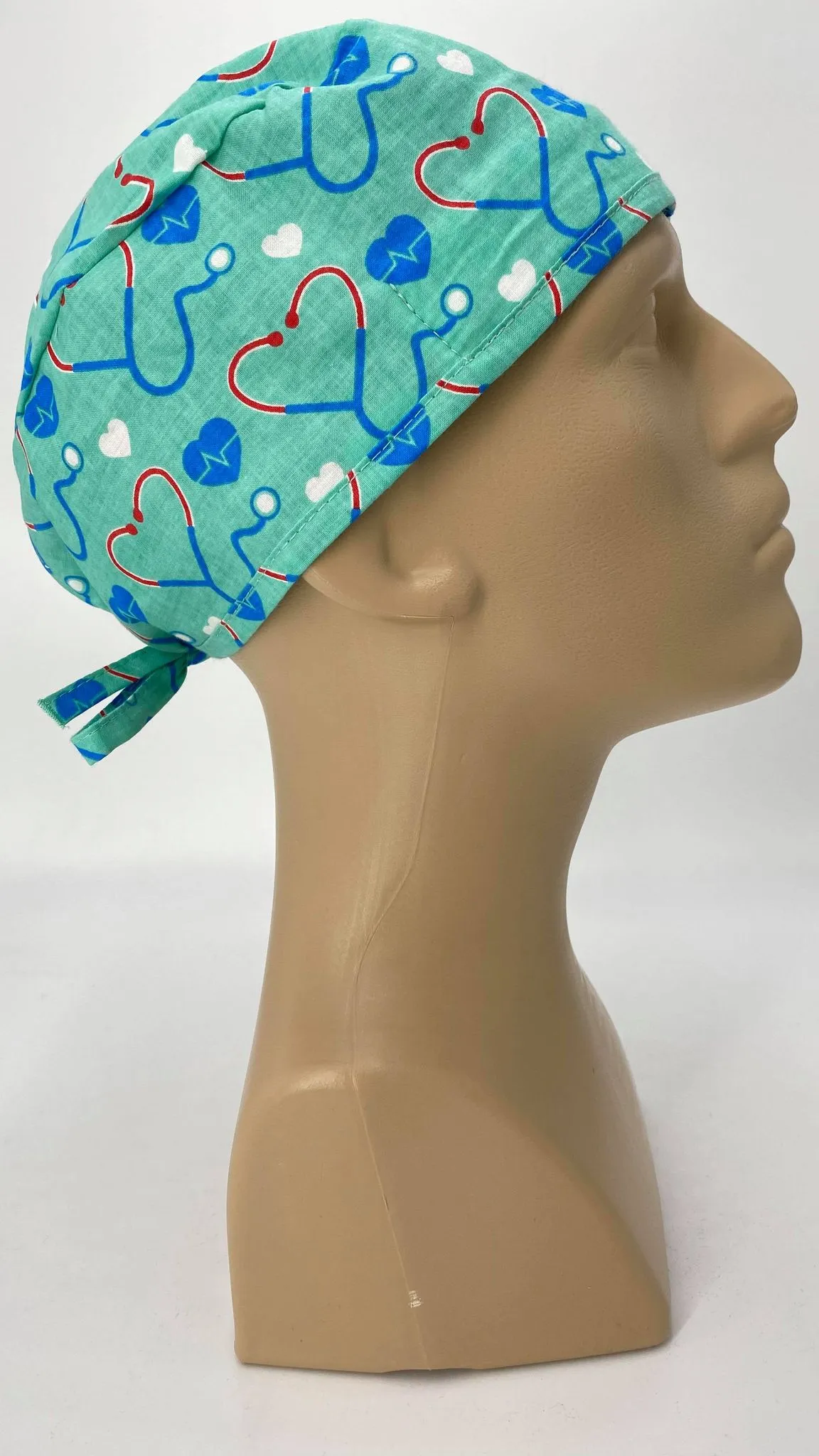 Scrub Cap Medical Surgeon Head Cover Surgical Hat Nurse Nursing Operating Room, Teal