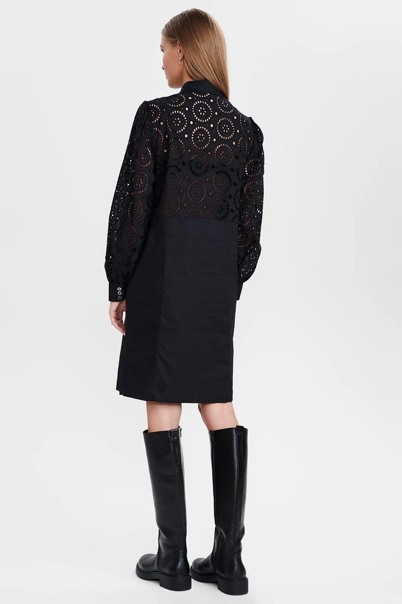 SICAMPANA DRESS - Caviar