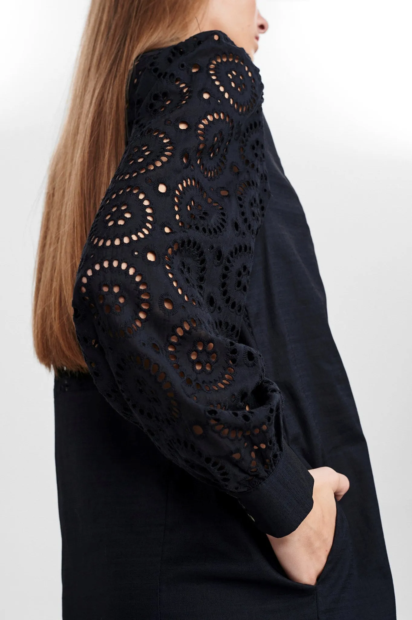 SICAMPANA DRESS - Caviar