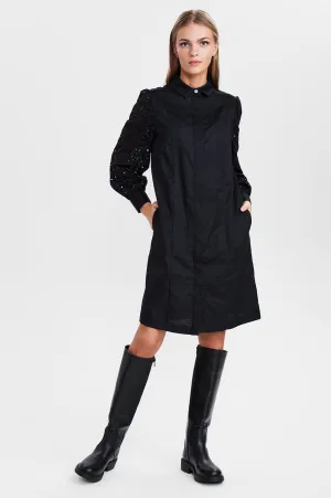 SICAMPANA DRESS - Caviar