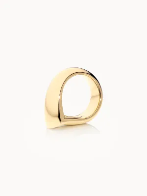 SIGNATURE Ring Drop 18K yellow gold