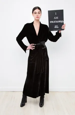 Silk Velvet Duster