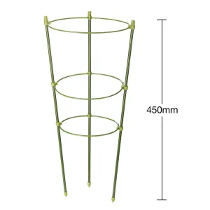 Silverline Plant Support 3-Tier 450mm 140, 155 & 175mm Dia 240028