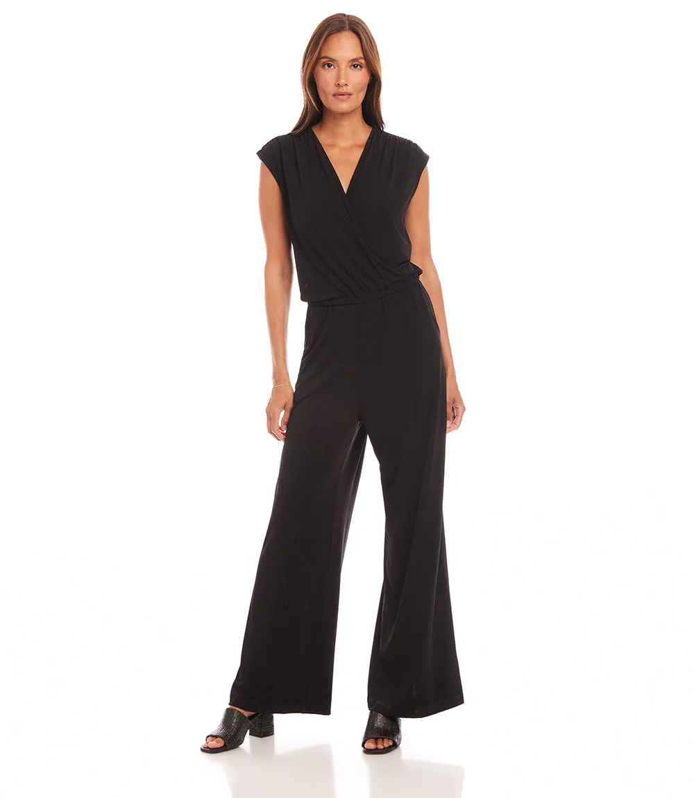 Sleeveless Travel Jersey Jumpsuit