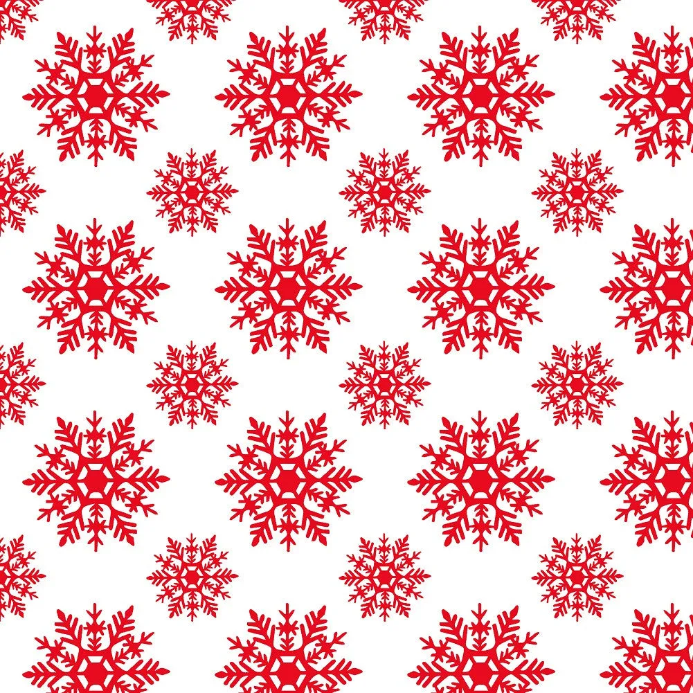 Snowflakes Adhesive Vinyl Sheet