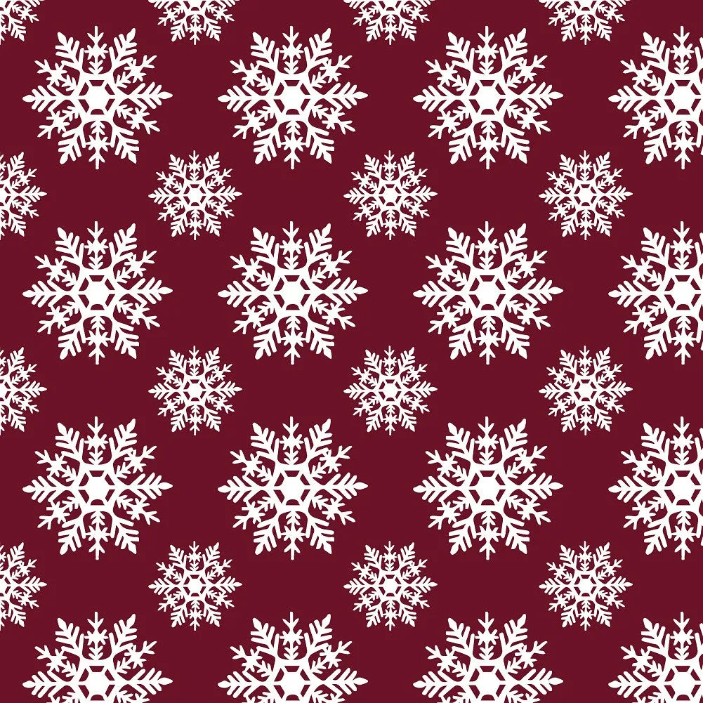 Snowflakes Adhesive Vinyl Sheet